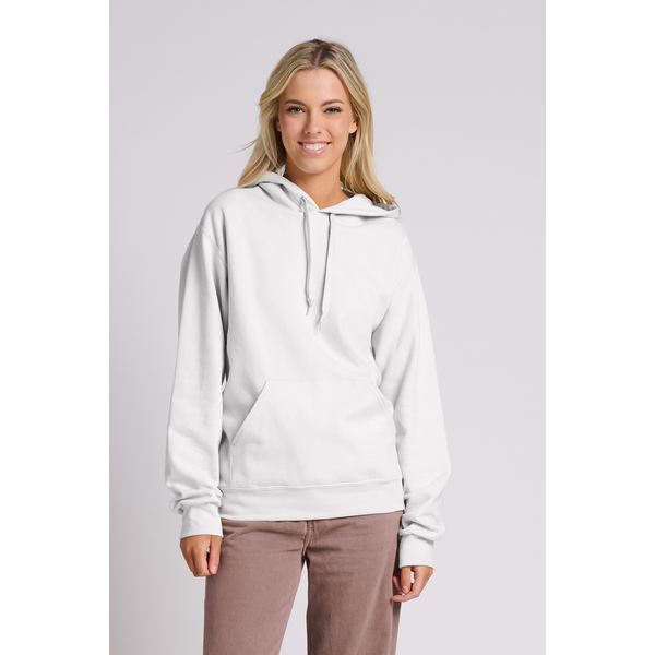 Jerzees® Ultimate™ CVC Ring Spun Cotton/Poly Hooded Unisex Sweatshirt