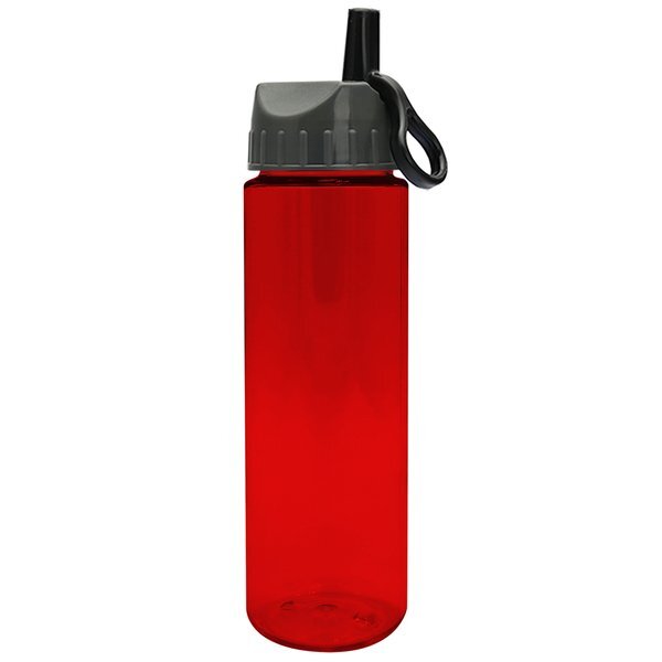 Freedom Transparent Tritan™ Bottle with Ring Straw Lid, 28 oz.