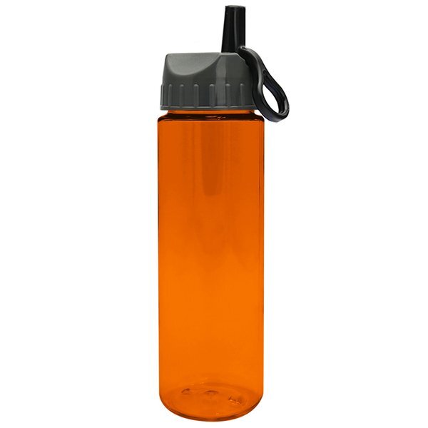 Freedom Transparent Tritan™ Bottle with Ring Straw Lid, 28 oz.