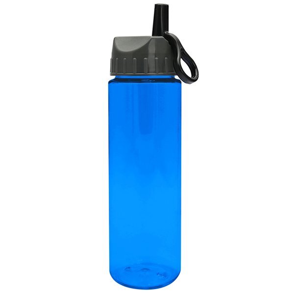 Freedom Transparent Tritan™ Bottle with Ring Straw Lid, 28 oz.