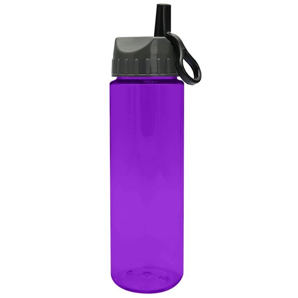 Freedom Transparent Tritan™ Bottle with Ring Straw Lid, 28 oz.