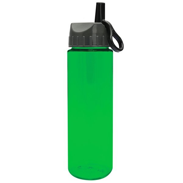 Freedom Transparent Tritan™ Bottle with Ring Straw Lid, 28 oz.