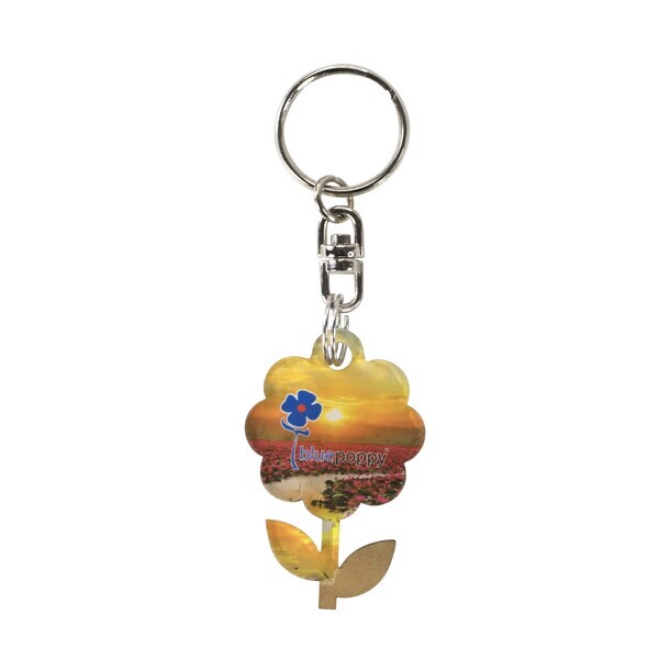 Custom Shape Acrylic Key Chain Up to 4 Sq. Inches