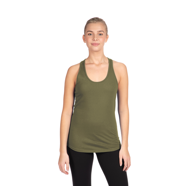 Next Level Apparel® Ideal Cotton/Poly Racerback Ladies' Tank
