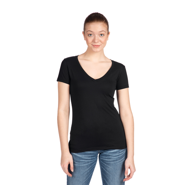 Next Level Apparel® Ideal Cotton/Poly Ladies' V-Neck Tee