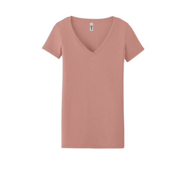 Next Level Apparel® Ideal Cotton/Poly Ladies' V-Neck Tee