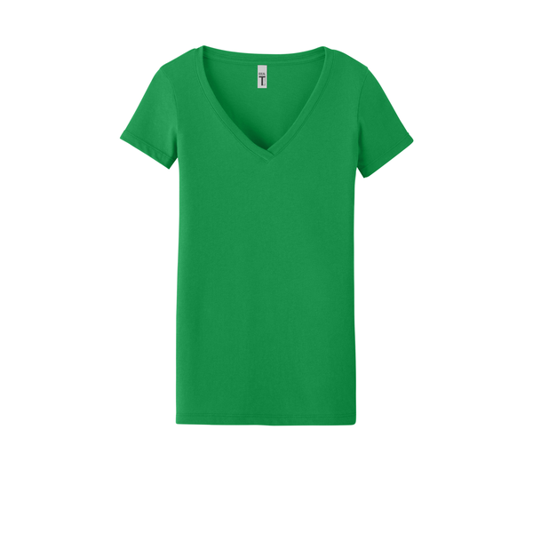 Next Level Apparel® Ideal Cotton/Poly Ladies' V-Neck Tee