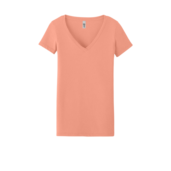 Next Level Apparel® Ideal Cotton/Poly Ladies' V-Neck Tee