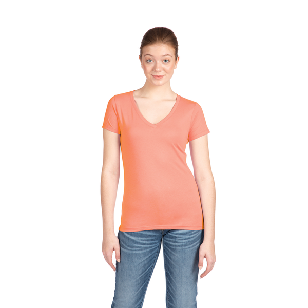 Next Level Apparel® Ideal Cotton/Poly Ladies' V-Neck Tee
