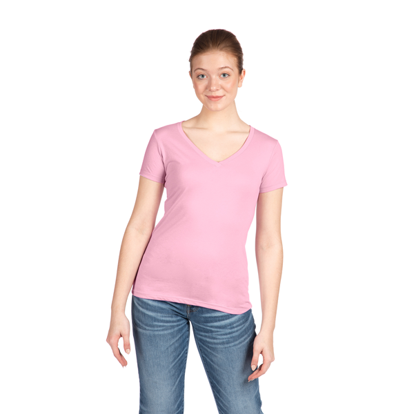 Next Level Apparel® Ideal Cotton/Poly Ladies' V-Neck Tee
