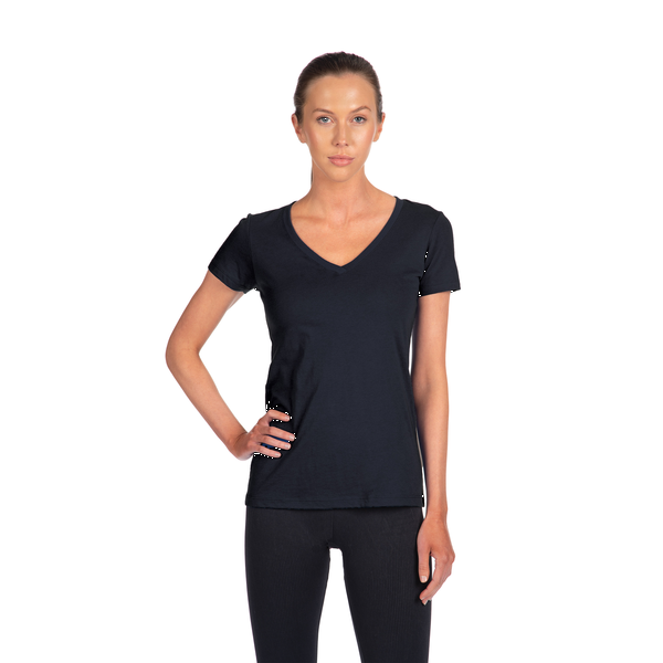 Next Level Apparel® Ideal Cotton/Poly Ladies' V-Neck Tee