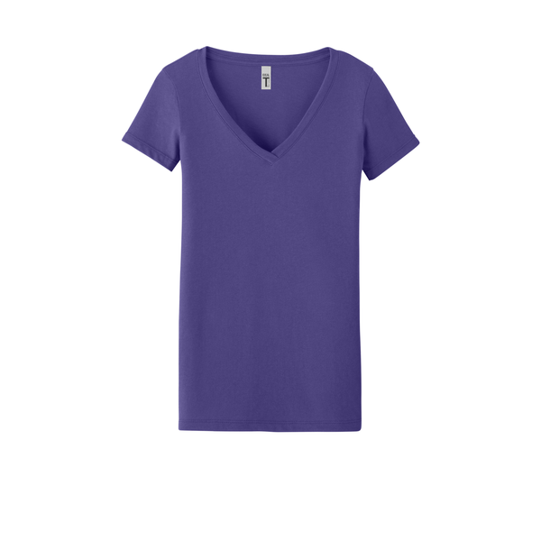 Next Level Apparel® Ideal Cotton/Poly Ladies' V-Neck Tee