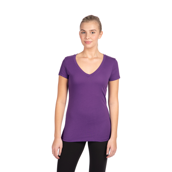 Next Level Apparel® Ideal Cotton/Poly Ladies' V-Neck Tee