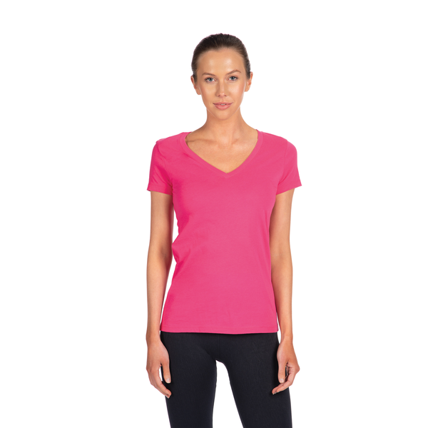 Next Level Apparel® Ideal Cotton/Poly Ladies' V-Neck Tee