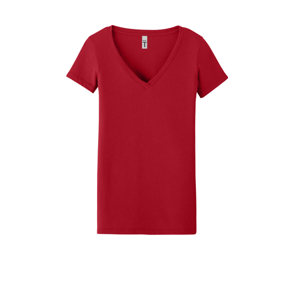 Next Level Apparel® Ideal Cotton/Poly Ladies' V-Neck Tee