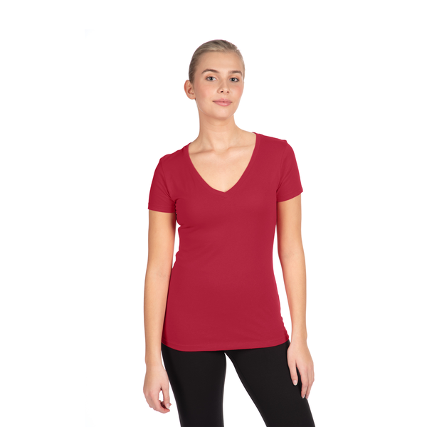 Next Level Apparel® Ideal Cotton/Poly Ladies' V-Neck Tee