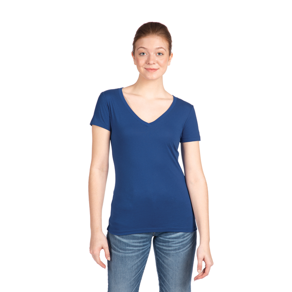 Next Level Apparel® Ideal Cotton/Poly Ladies' V-Neck Tee