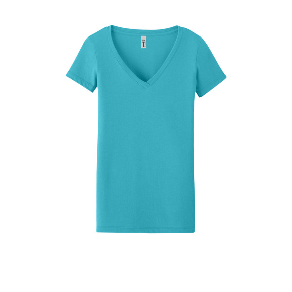 Next Level Apparel® Ideal Cotton/Poly Ladies' V-Neck Tee