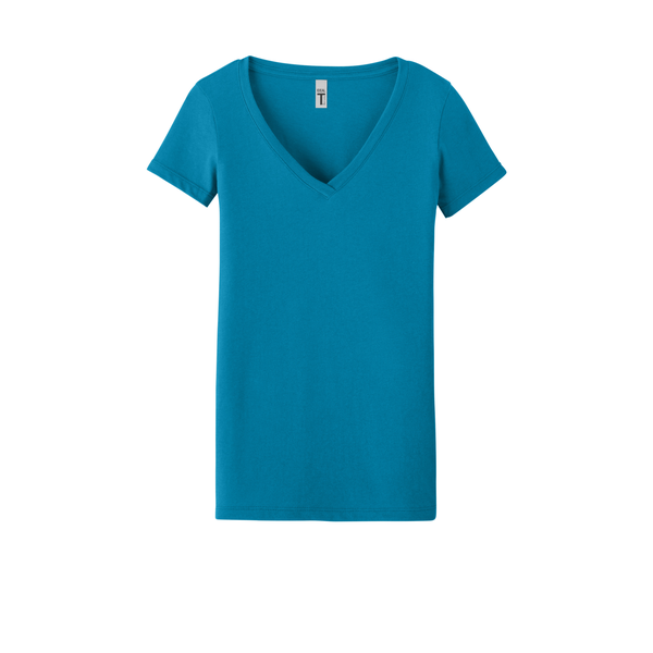 Next Level Apparel® Ideal Cotton/Poly Ladies' V-Neck Tee