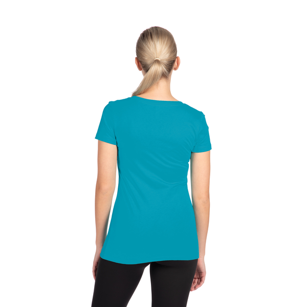 Next Level Apparel® Ideal Cotton/Poly Ladies' V-Neck Tee