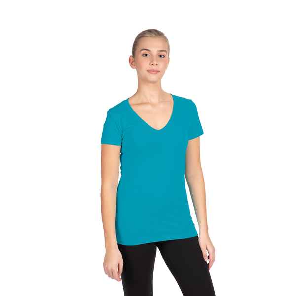 Next Level Apparel® Ideal Cotton/Poly Ladies' V-Neck Tee