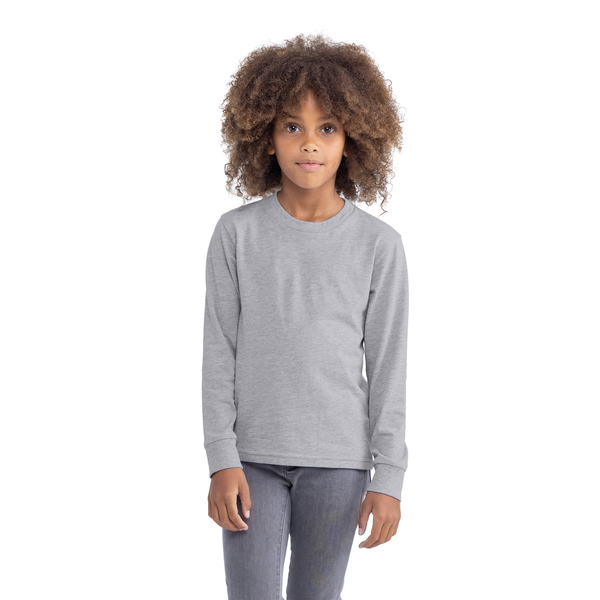 Next Level Apparel® Cotton Long Sleeve Youth Tee