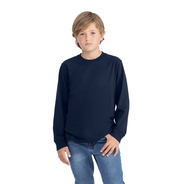 Next Level Apparel® Cotton Long Sleeve Youth Tee