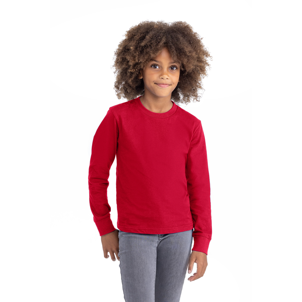 Next Level Apparel® Cotton Long Sleeve Youth Tee