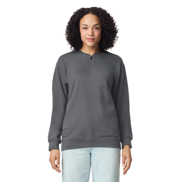 Gildan® Softstyle® Midweight Cotton/Poly Fleece Unisex 1/4 Zip