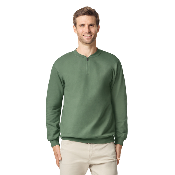 Gildan® Softstyle® Midweight Cotton/Poly Fleece Unisex 1/4 Zip