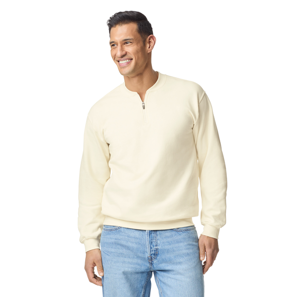 Gildan® Softstyle® Midweight Cotton/Poly Fleece Unisex 1/4 Zip