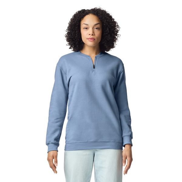 Gildan® Softstyle® Midweight Cotton/Poly Fleece Unisex 1/4 Zip