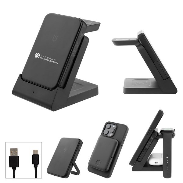Magnetic Power Bank & Watch Dock, 5000mAh