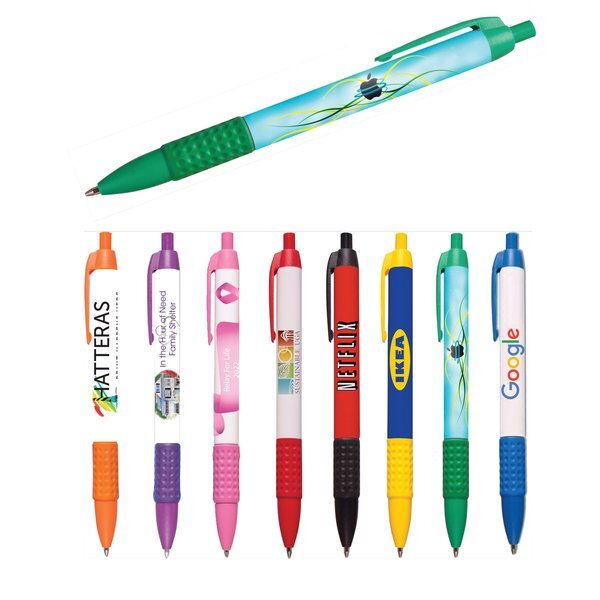 USA Made Widebody Full Color Retractable Grip Pen