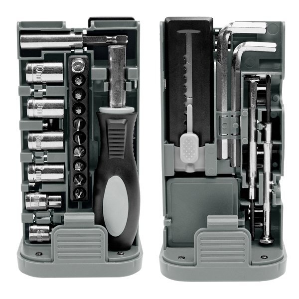 Twenty-Four Piece Tool Set w/ Rechargeable LED Light