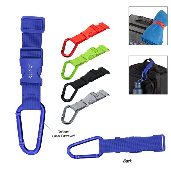 Adjustable Buckle Strap w/ Carabiner