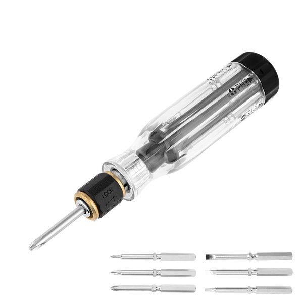 Six-in-One Quick Release Screwdriver