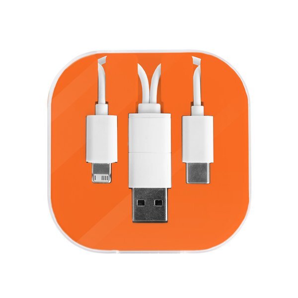 Three-in-One Charging Cable w/ Phone Stand 2.0