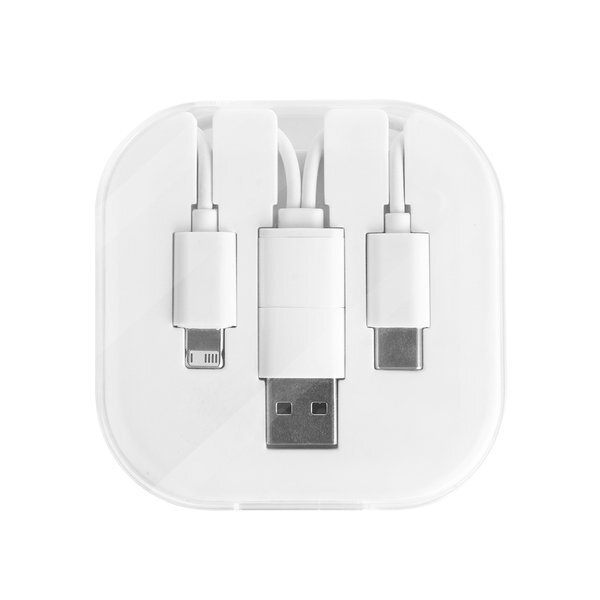 Three-in-One Charging Cable w/ Phone Stand 2.0
