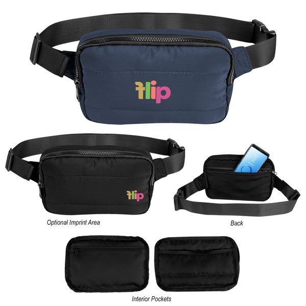 Puffer Polyester Belt Bag