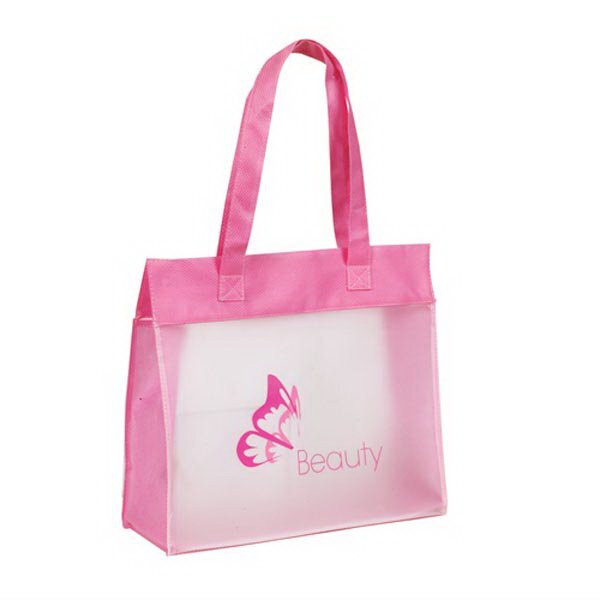 Cosmo Frosted PEVA Shopping Tote