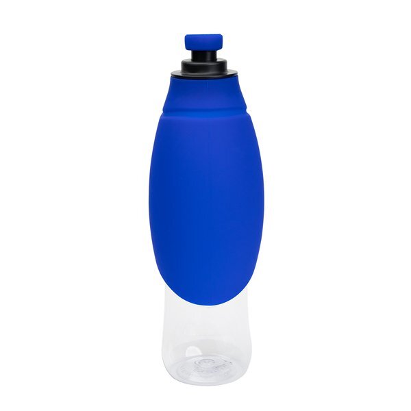 Recycled Pet Water Bottle & Dispensing Bowl, 21oz.