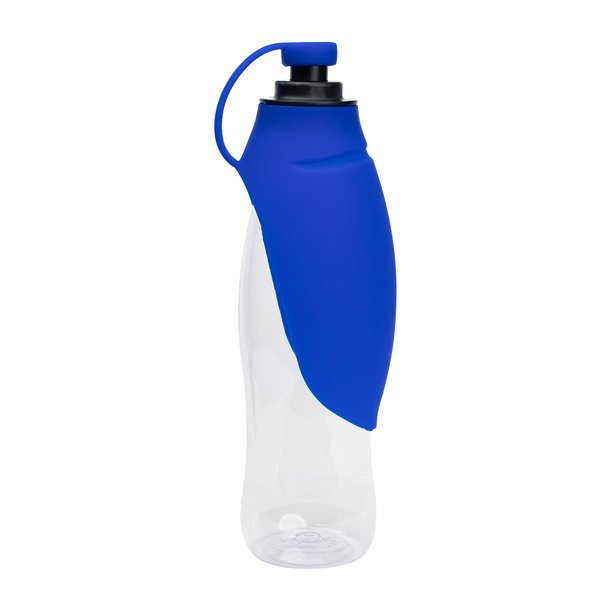 Recycled Pet Water Bottle & Dispensing Bowl, 21oz.