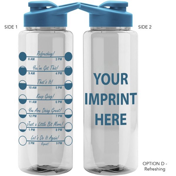 Hydrivate™ Water Bottle w/ Custom Scales, 32oz.