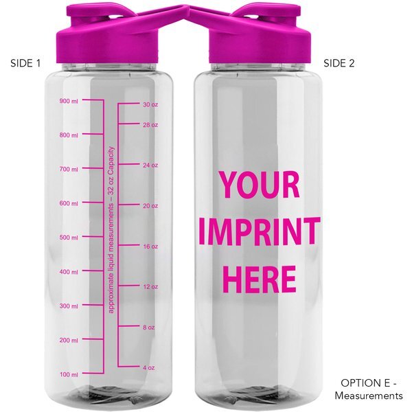 Hydrivate™ Water Bottle w/ Custom Scales, 32oz.