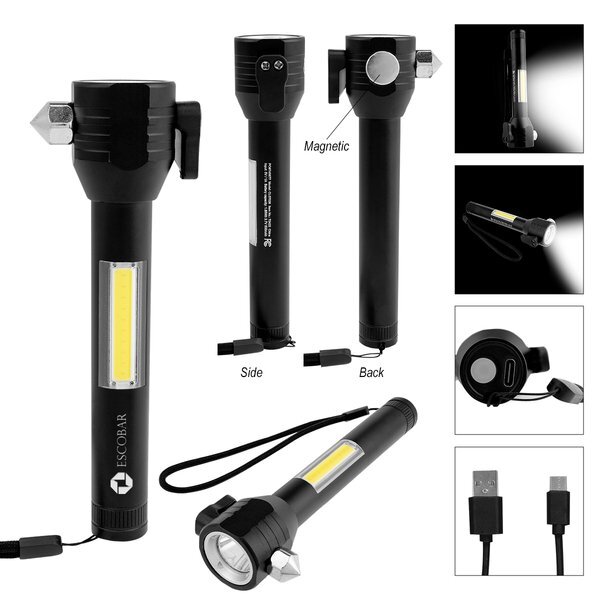 Safety Tool w/ COB Flashlight 2.0