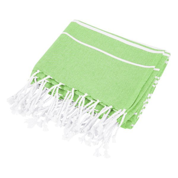 Recycled Cotton Beach Blanket w/ Tassle Fringe, 40" x 73"