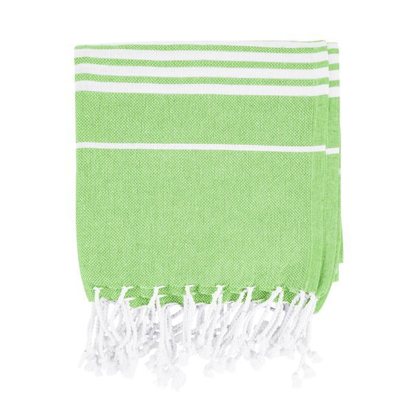 Recycled Cotton Beach Blanket w/ Tassle Fringe, 40" x 73"