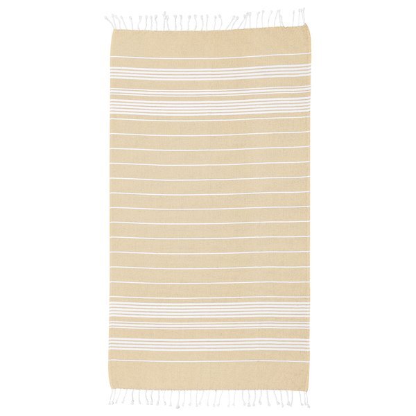 Recycled Cotton Beach Blanket w/ Tassle Fringe, 40" x 73"