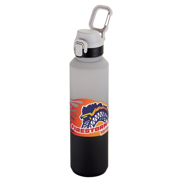 Chroma Tritan™ Bottle w/ Snap-Top Lid & Carabiner, 27oz.